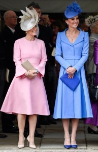 英国王妃Kate Middleton和伯爵夫人Sophie Reece Jones两双丝袜高跟腿