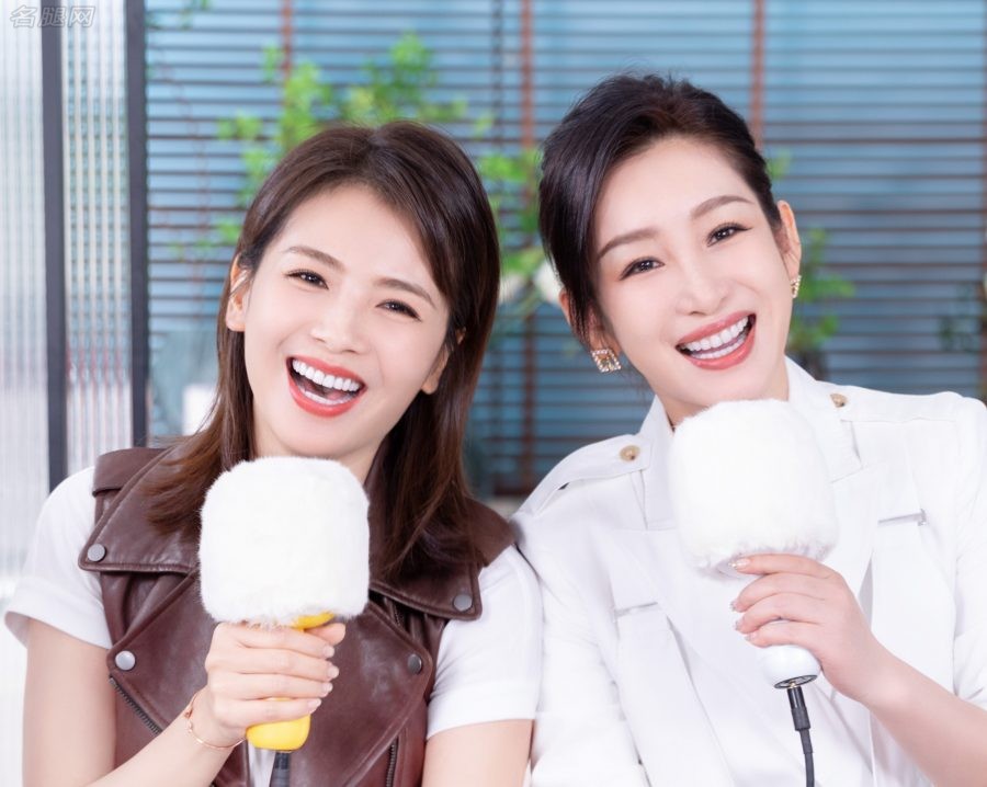 刘涛和秦海璐二美熟脸同框(1/3)