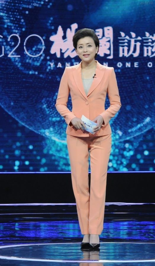杨澜主持《风云际会—G20杨澜访谈录》西服裤里丝yyds(6/7)