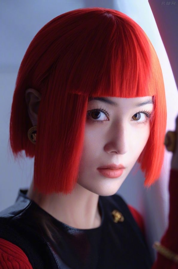 未来AI美少女张馨予超短裙美腿凉高跟等你召唤(5/6)