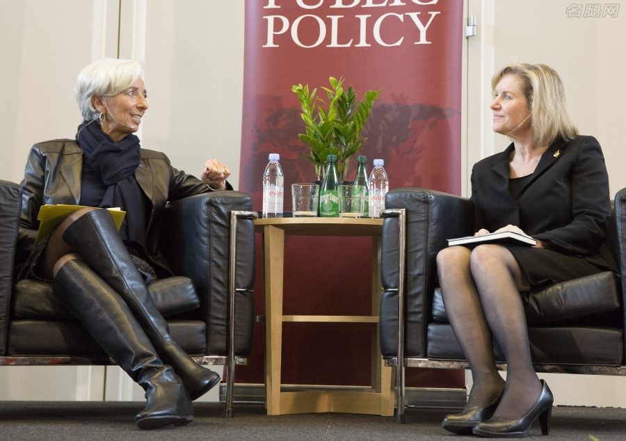 前国际货币基金组织总裁Christine Lagarde对话前美国贸易代表（第2张/共4张）