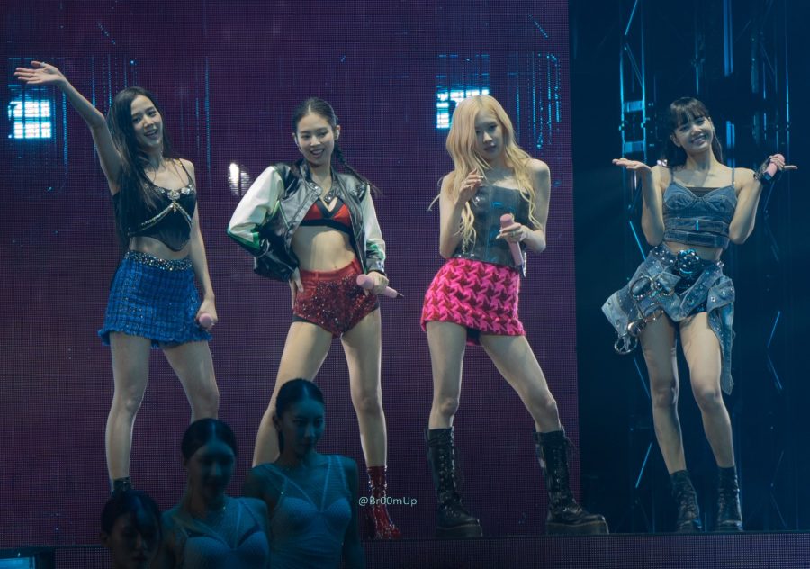 BLACKPINK朴彩英穿超短裙台上热舞大腿美丽(9/9)
