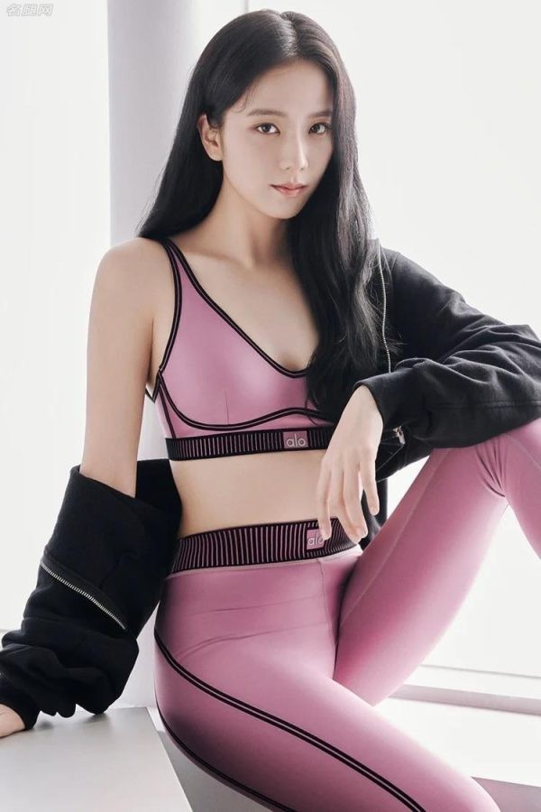 金智秀多套服饰运动短裤瑜伽裤长腿美丽(10/10)