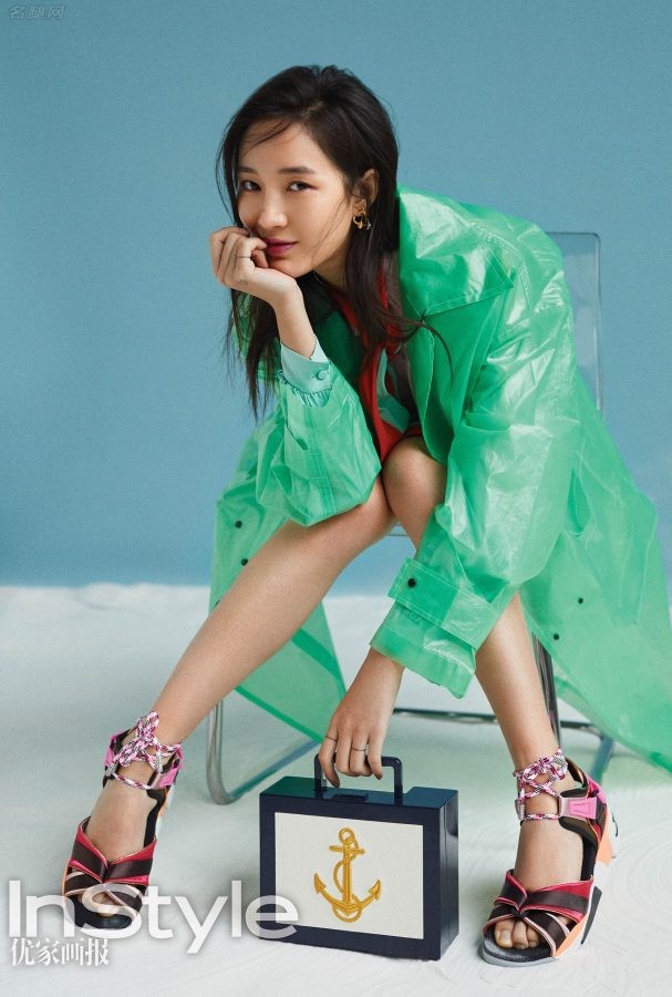 InStyle优家画报长腿孟佳大展少女魅力(3/5)