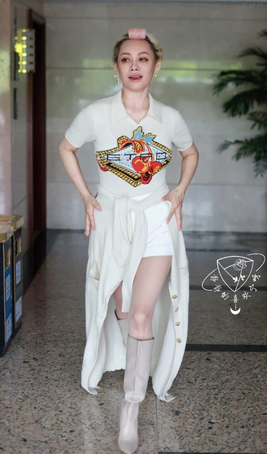 成熟女明星宁静圆润美腿穿质感肉丝(2/8)