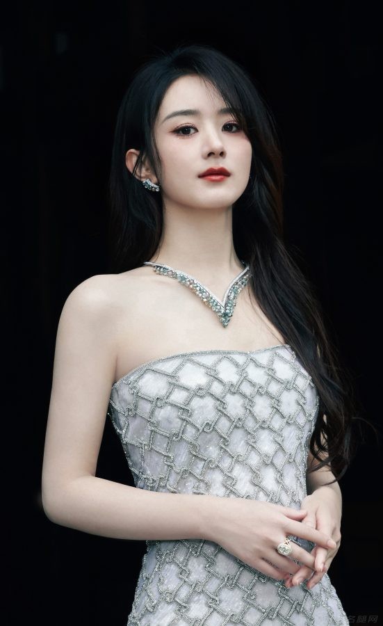 赵丽颖身穿镂空露肩晚礼服美腿线条藏不住(3/5)