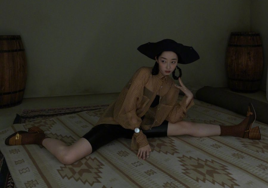 《红秀》杂志蒋梦婕长美腿写真(8/9)