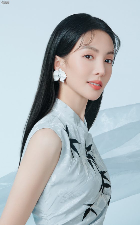 金晨穿旗袍配细高跟一双美腿优雅迷人(10/10)