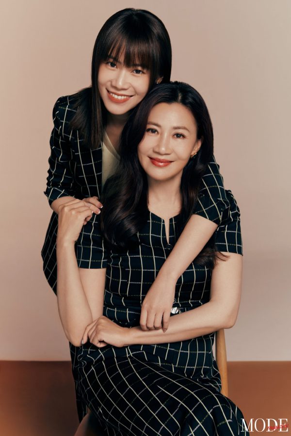 演员陈炜和女儿张思乐为杂志拍摄写真(4/7)
