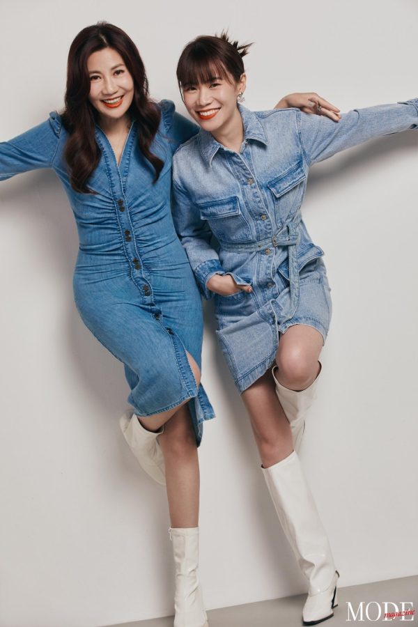 演员陈炜和女儿张思乐为杂志拍摄写真(2/7)