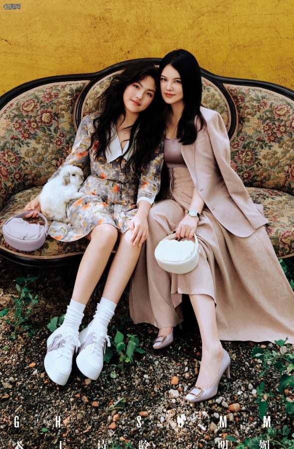 李湘王诗龄母女拍摄午后丛林仙境大片（第2张/共5张）
