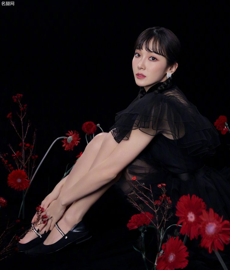 《了不起舞社》高颜值韩系女星郑秀妍梳双马尾辫穿黑纱裙甜美又魅惑(6/19)