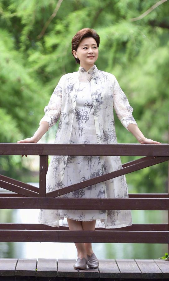 杨澜身着典雅古风裙腿穿肉丝拍摄美照(2/7)