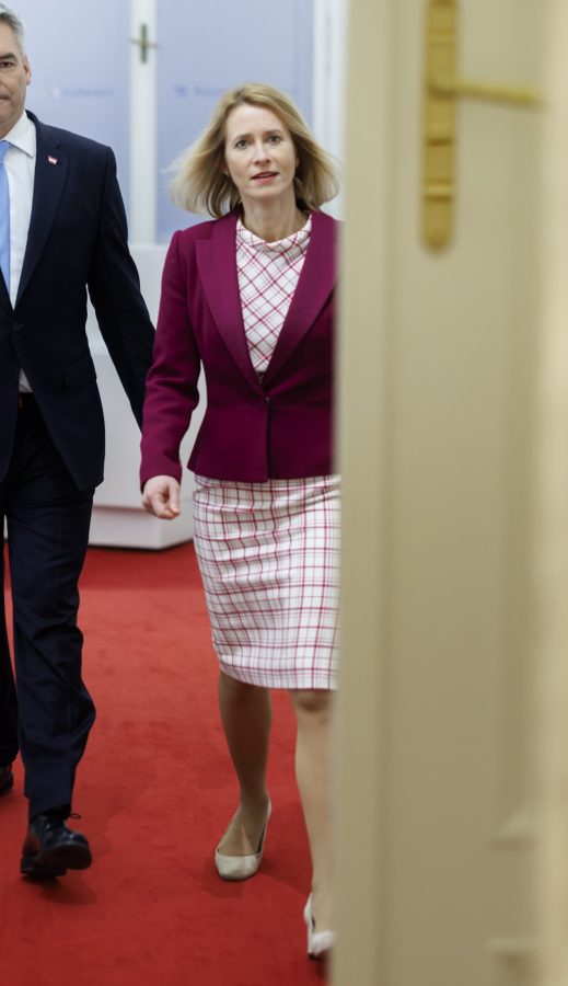 Kaja Kallas腿穿肉色丝袜出席外事活动(7/8)