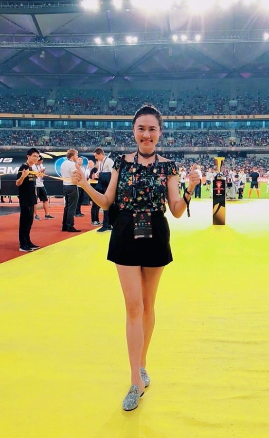 美腿女主持王曦梁现身运动场(3/3)