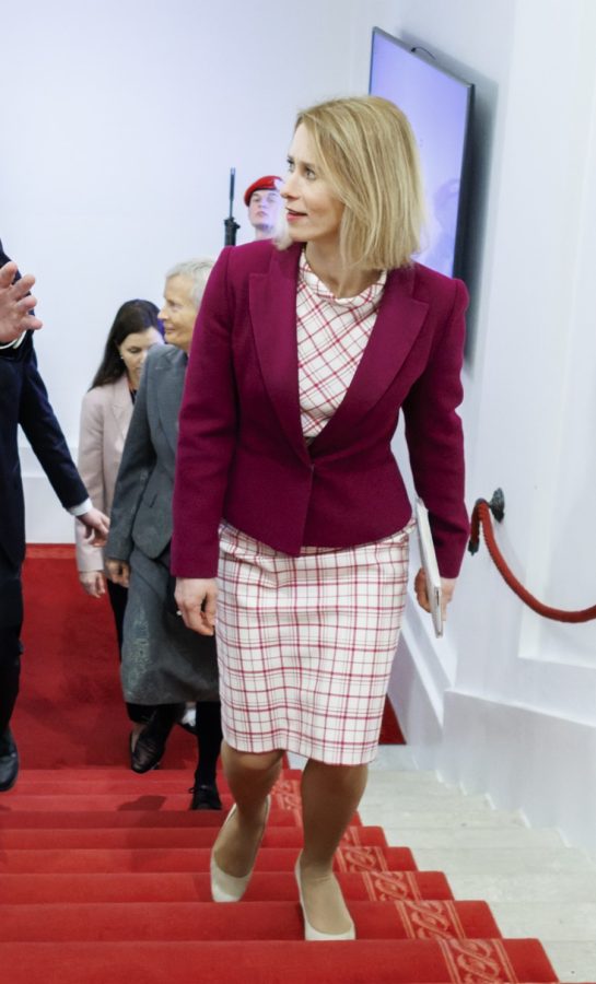 Kaja Kallas腿穿肉色丝袜出席外事活动(8/8)