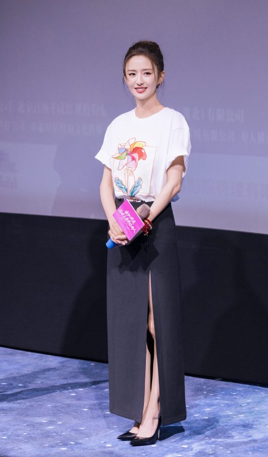 佟丽娅宣传电影大秀美腿高跟(3/11)