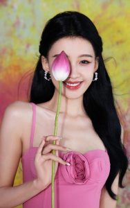 孙怡腿穿红色锃亮高跟皮靴录制《再见爱人》