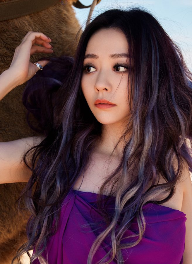 漫漫沙漠里美艳的西域美人张靓颖(3/5)