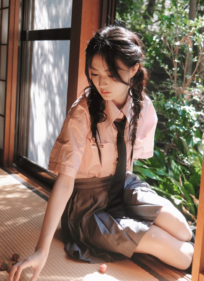 徐璐美腿长靴日系质感美照(9/10)