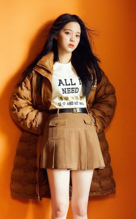 欧阳娜娜穿羽绒服露大腿解锁冬日少女风(1/3)
