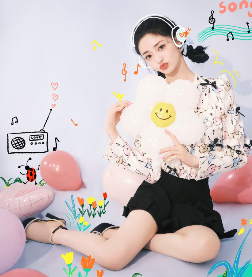 甜美少女心周洁琼纤细美腿更是吸睛利器(3/8)