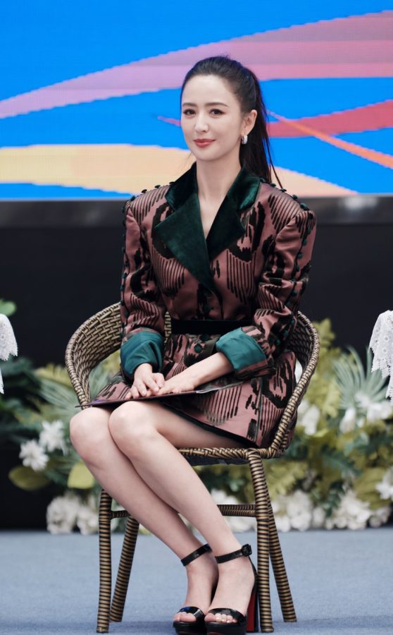 佟丽娅出席中国新疆国际民族舞蹈节真的好美啊(1/3)