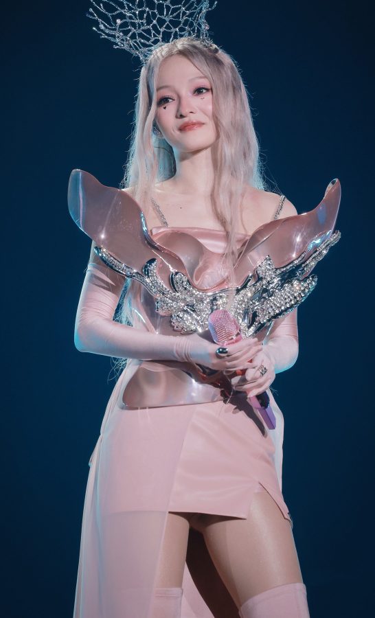 Dreamy Princess Angela Zhang wears stockings with waterproof high-heeled boots, sweet and sexy(63/66)