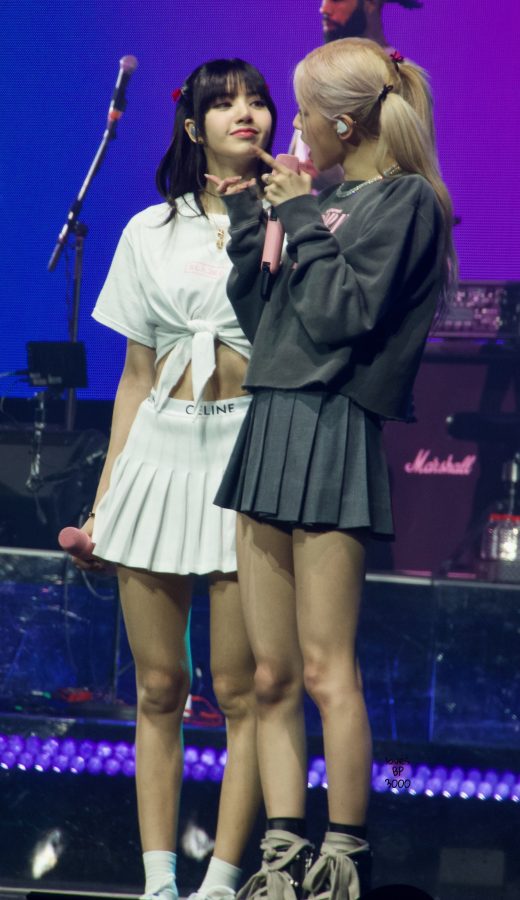 BLACKPINK表演舞台上LISA和Rosé朴彩英同台(3/5)