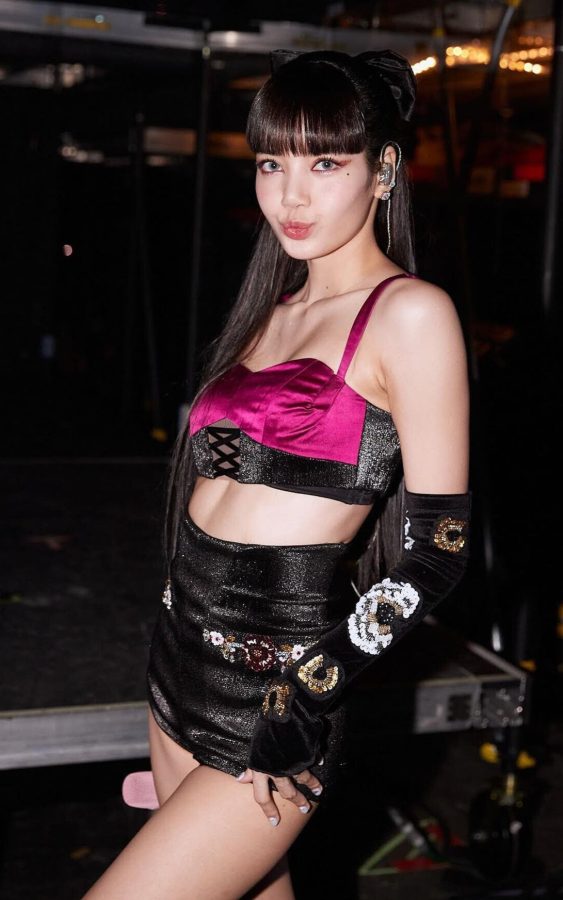 LISA穿着火辣再台上热歌劲舞(2/14)