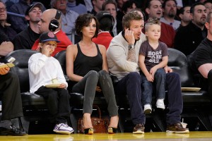 Celebrities At The Lakers Game